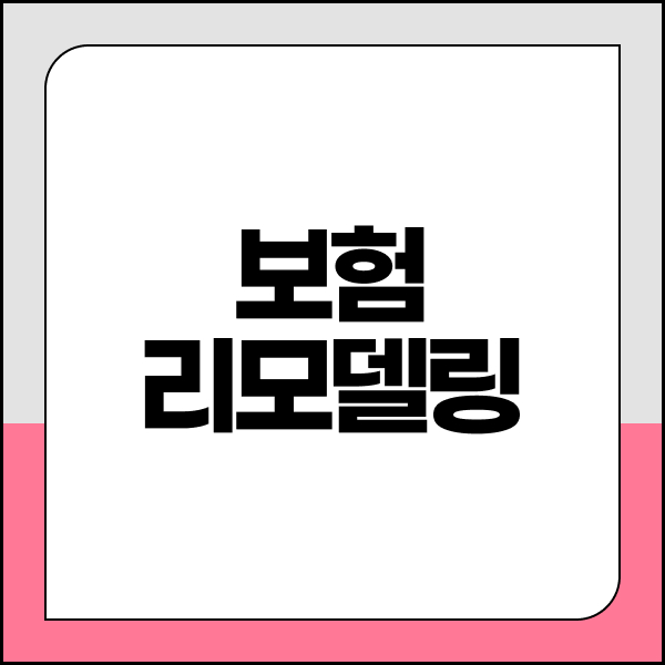 보험리모델링